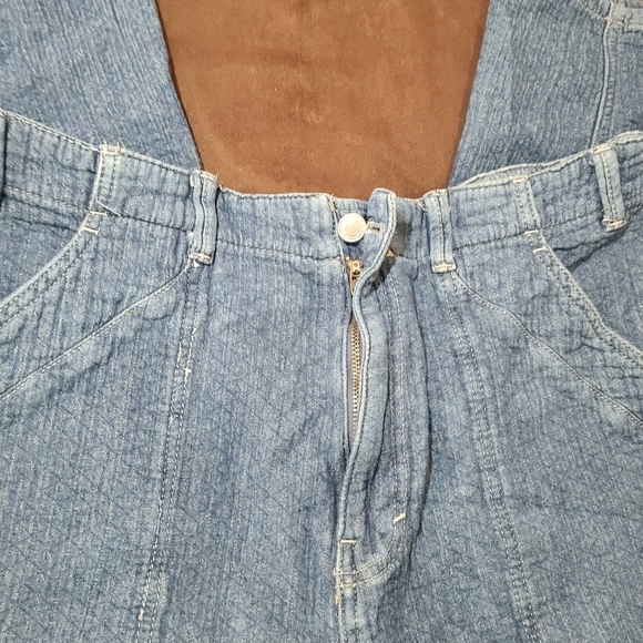 We The Free Quilted Loose Jeans Midnight Voyage - Picture 8 of 8